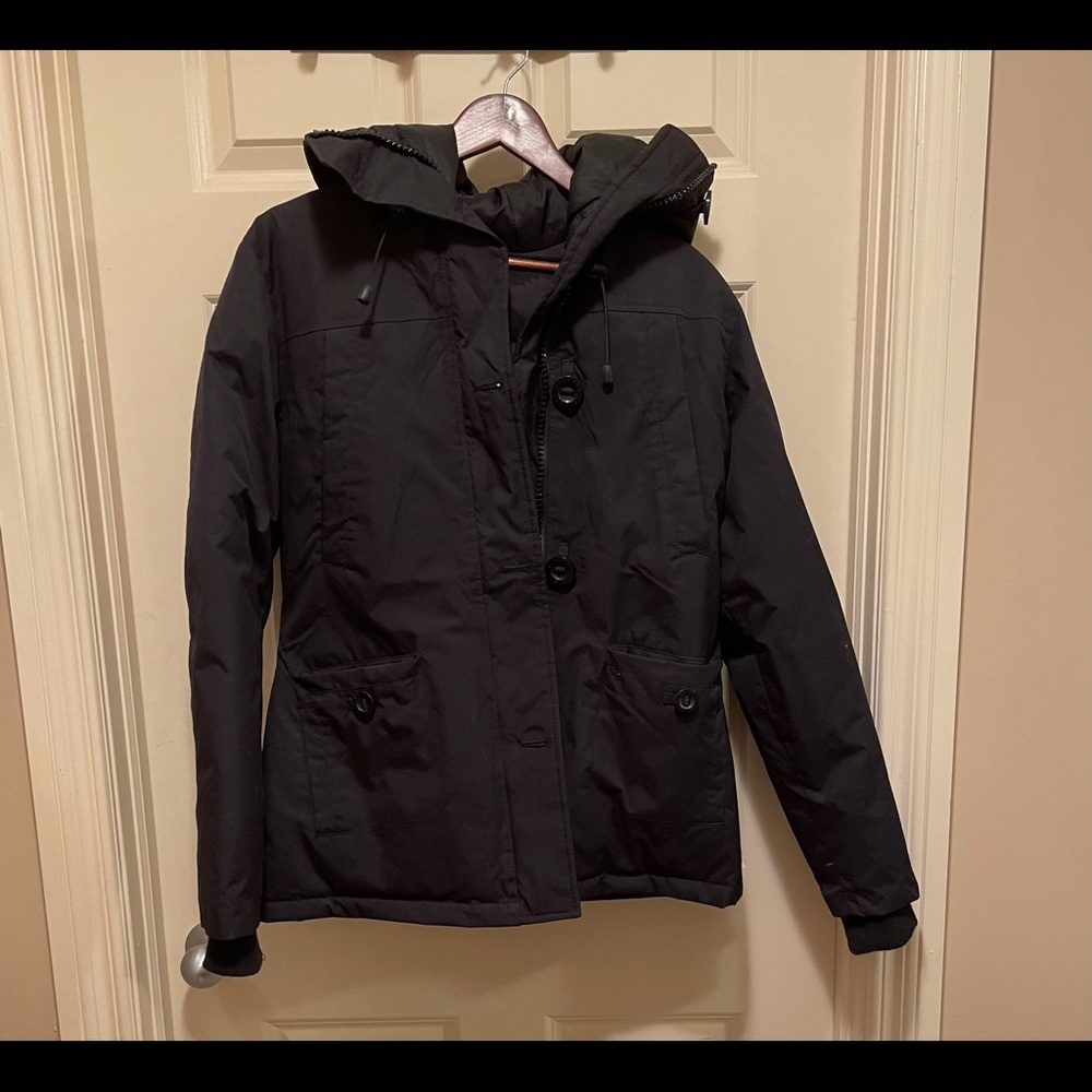 Black winter jacket